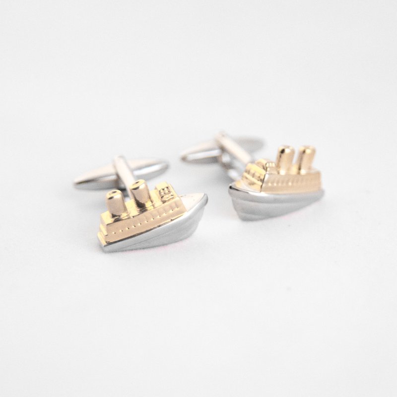 Marine series gold and silver cruise cufflinks Cruise Cufflink - Cuff Links - Other Metals 