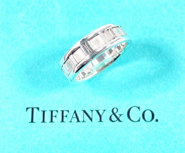 Tiffany & Co. 美品 希少なアトラス細め✨ 13.5号 Tiffany&Co.】ティファニー アトラス リング 13.5号 中古