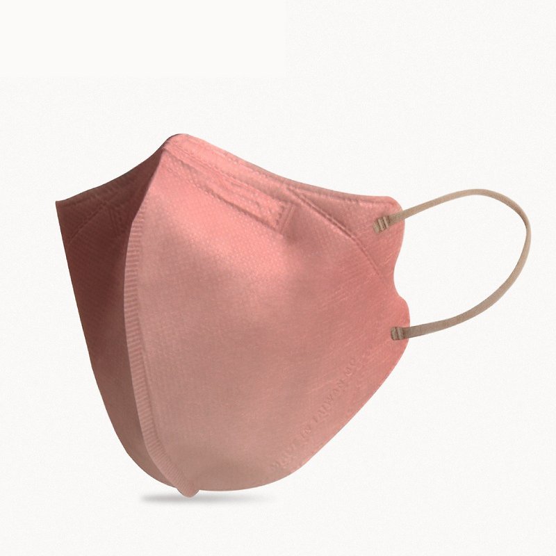 聚酯纖維 口罩/口罩收納套 粉紅色 - 一心一罩 成人小臉3D醫用口罩 - 復古小姐姐_漸層款(10入/袋)