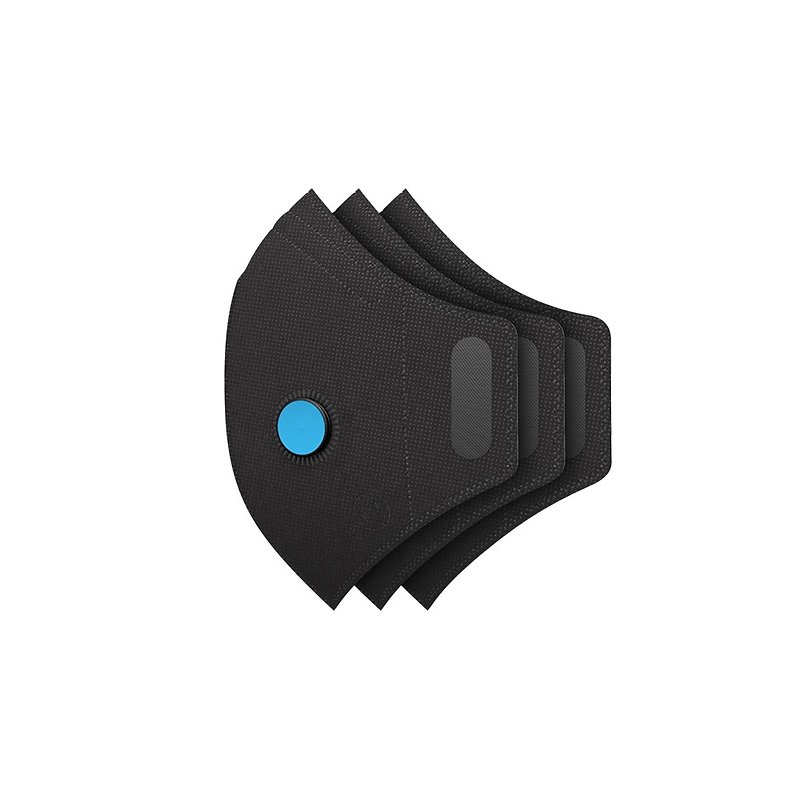 Airinum Urban Air Mask 2.0 口罩替換濾芯 (三片裝) - 口罩/口罩收納套 - 其他材質 黑色