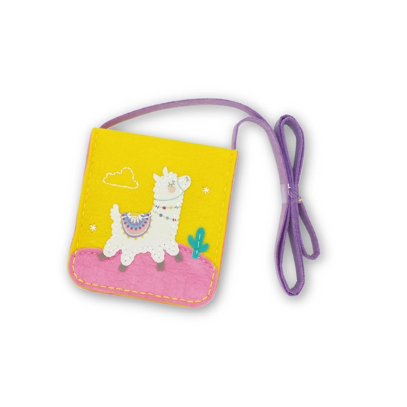 Fairy Land [Material Bag] Alpaca Crossbody Bag - White - งานไม้/ไม้ไผ่/ตัดกระดาษ - กระดาษ 