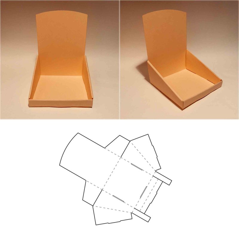 Display stand template, counter stand, countertop stand, counter top stand, SVG - 圖文模板設計 - 其他材質 