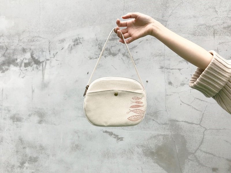 [Pet Mummy Bag] Portable Canvas Shell Bag - กระเป๋าสัตว์เลี้ยง - ผ้าฝ้าย/ผ้าลินิน ขาว