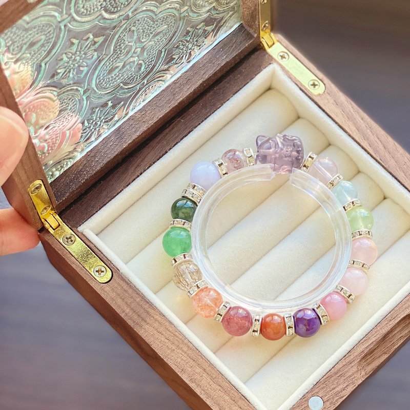 Amelia Jewelry丨多寶水晶與她的多重寓意丨天然多寶水晶原創手鍊 - 手鍊/手環 - 水晶 多色