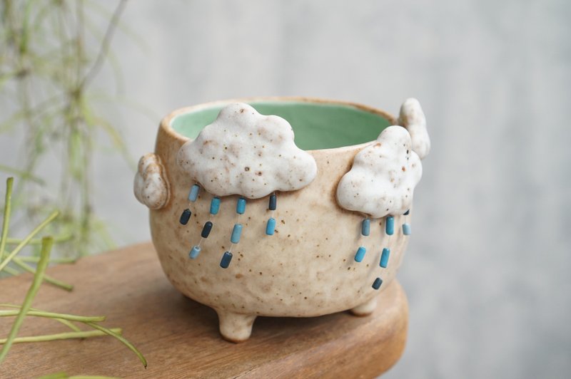 Clouds planter. - Pottery & Ceramics - Pottery Khaki