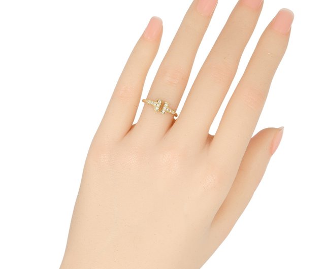 TIFFANY & CO. ティファニー リング K18YG 9 4800725A0102 Tiffany & Co. - ティファニー リング - シルバー×K18YGの通販