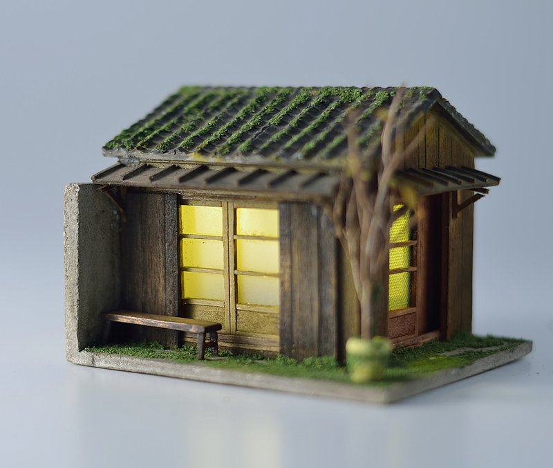 水泥老屋創作--平房老屋 - 擺飾/家飾品 - 水泥 咖啡色