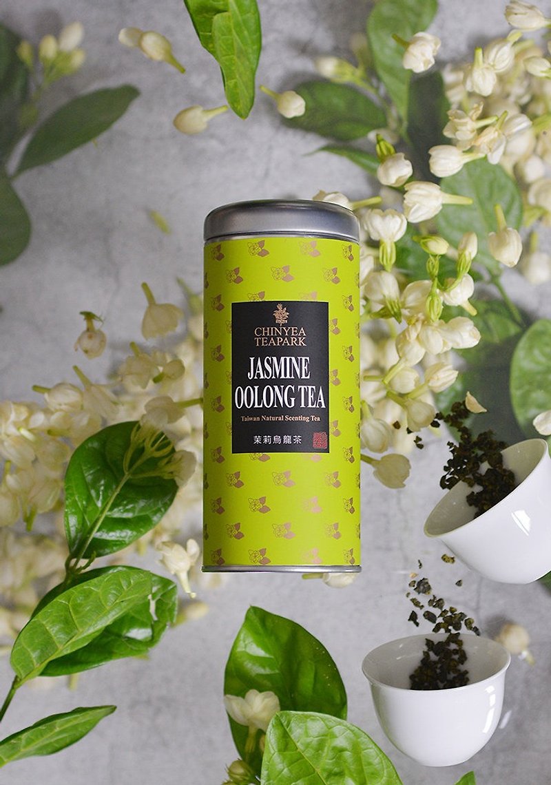 Jasmine Oolong Tea - Summer natural scented tea from Taiwan - Tea - Other Metals Green