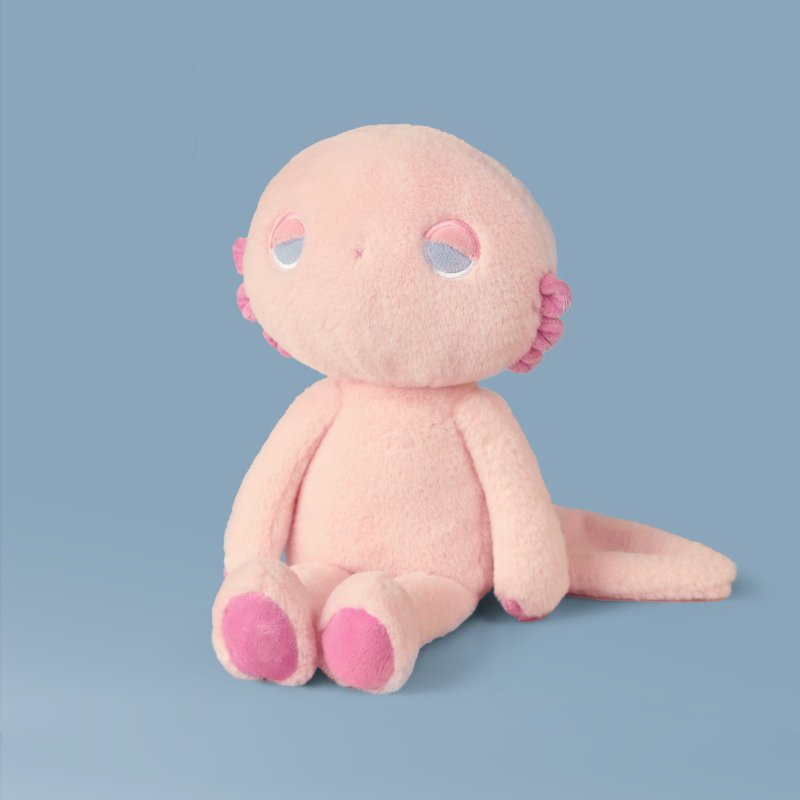 RONRON the Axolotl Baby Salamander Plush - ของเล่นเด็ก - เส้นใยสังเคราะห์ 