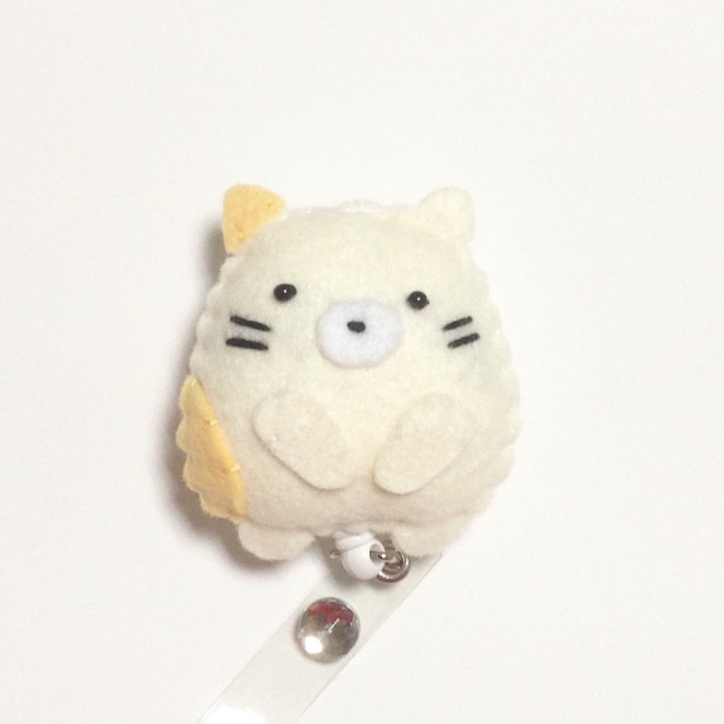 Cat - styling identification card telescopic clip Christmas exchange gift - ID & Badge Holders - Other Materials 