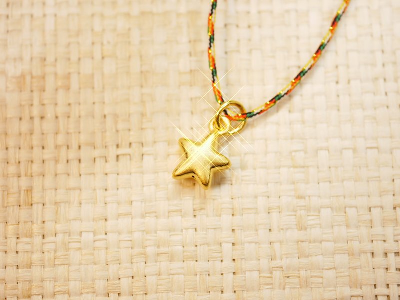 Gold Pendant-Star Pendant Gold Jewelry-Gold 9999 - Necklaces - 24K Gold Gold