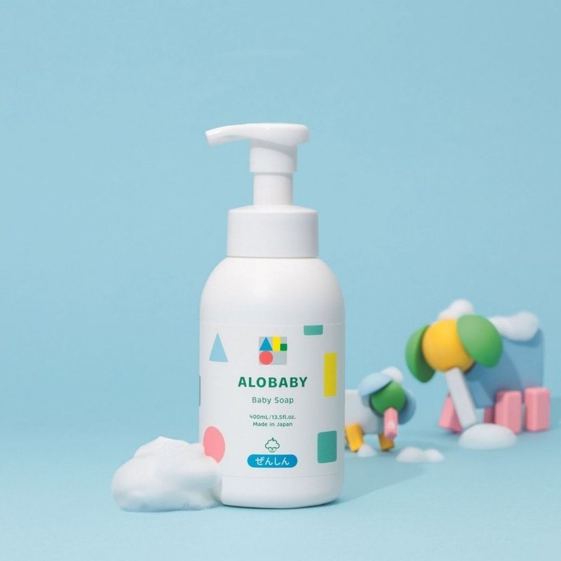 Alobaby 寶寶晚安洗髮沐浴乳 (3in1慕斯 不流淚配方) - 其他 - 濃縮/萃取物 綠色