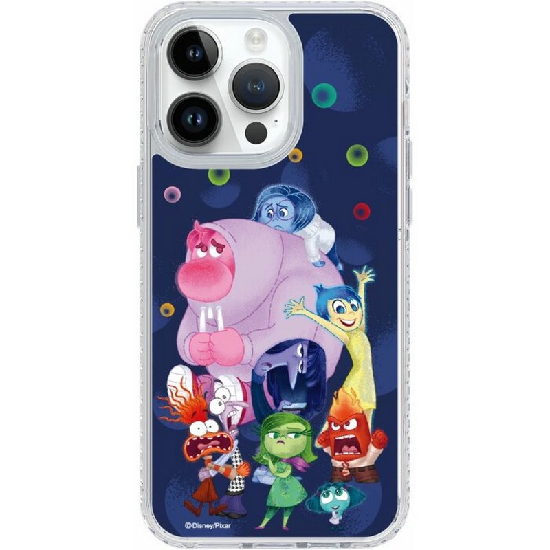 迪士尼 腦筋急轉彎 iPhone16 Samsung S25氣墊標準鏡面手機殼 - 手機殼/手機套 - 塑膠 多色
