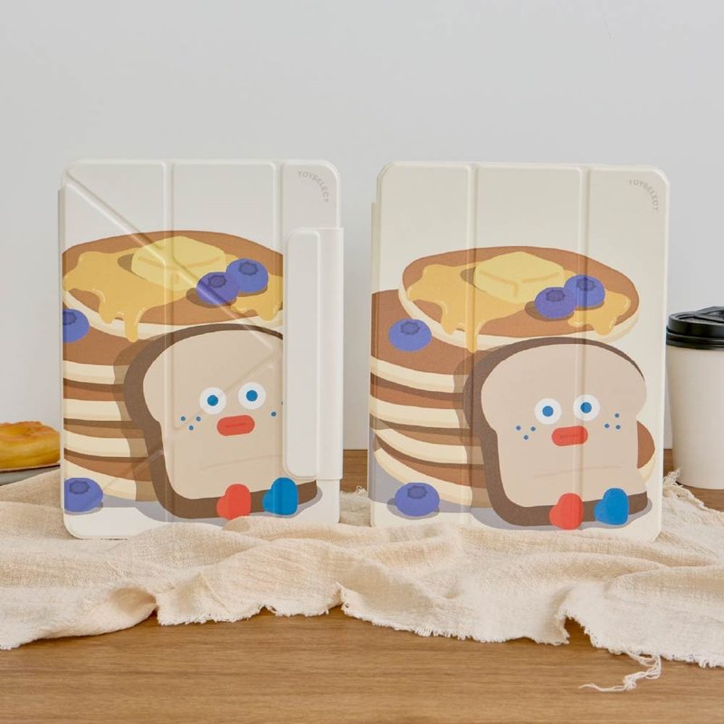 早午餐兄弟鬆餅吐司大哥強悍磁吸iPad三折/Y折保護殼 - 平板/電腦保護殼/保護貼 - 塑膠 多色