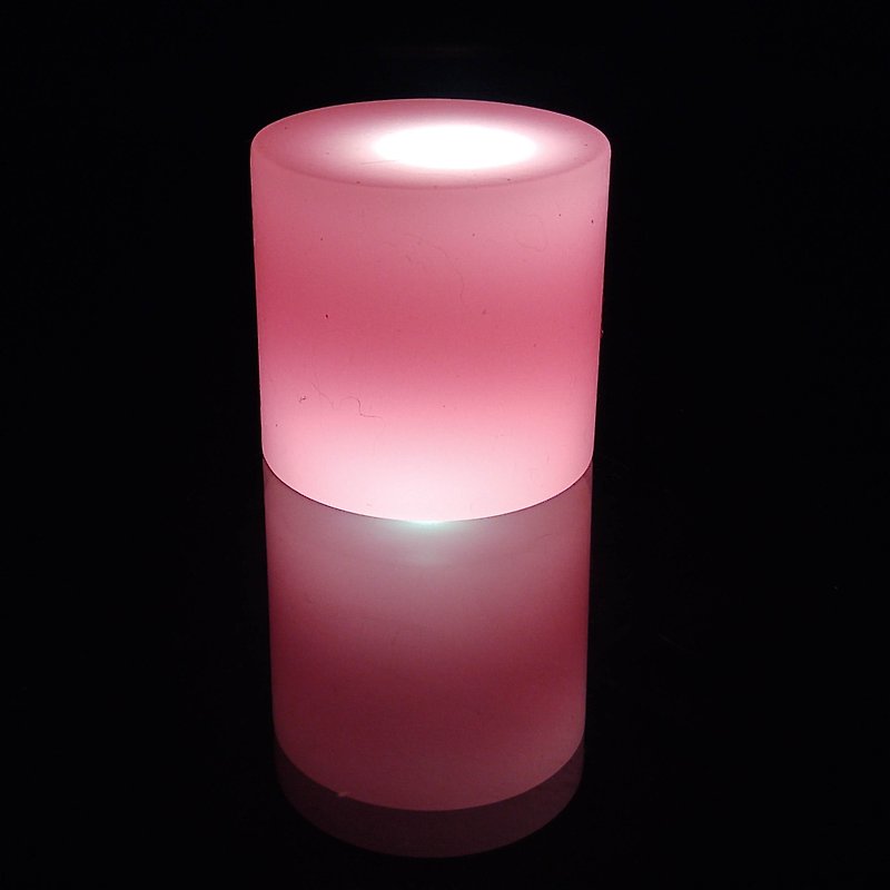 (100 hr light adjustable) Rich Rose Real Wax Rechargeable Candle Light-L Size - Lighting - Wax 