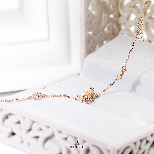 L'amour Moon Star Bracelet (Rose Gold) - Shop ARLOS Bracelets - Pinkoi