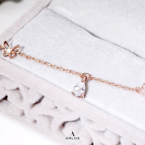 L'amour Moon Star Bracelet (Rose Gold) - Shop ARLOS Bracelets - Pinkoi