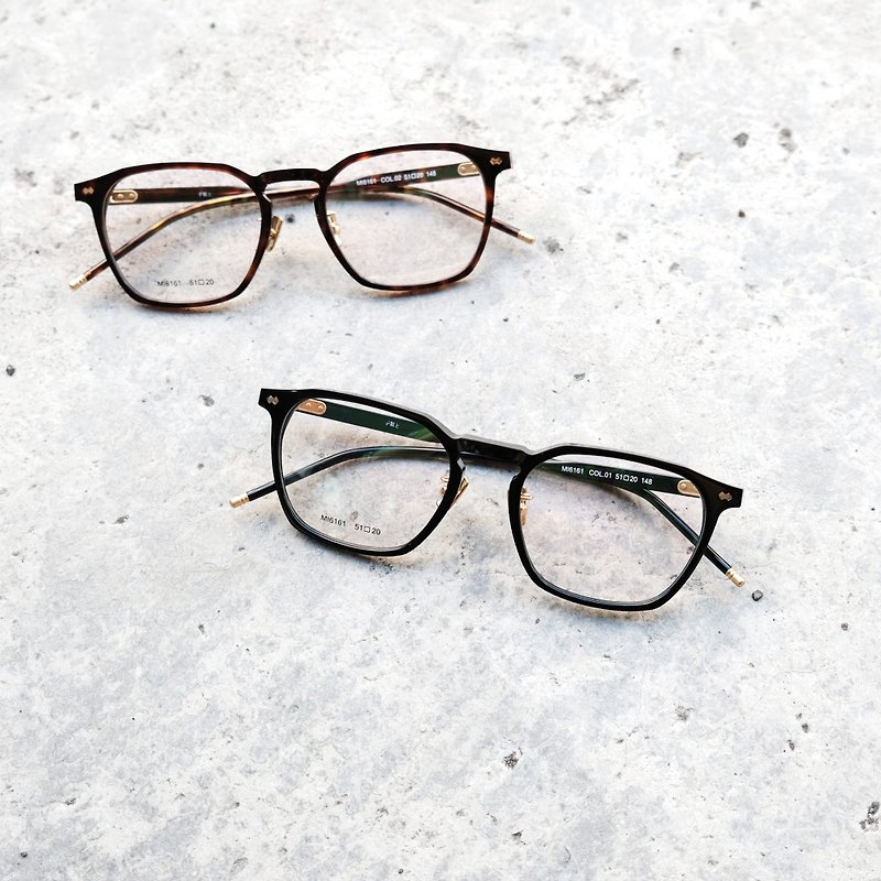 【目目商行】新款 鈦金屬 方六角鈦金屬框 細框 純鈦＋板材 鏡框 眼鏡 - 眼鏡/眼鏡框 - 其他材質 