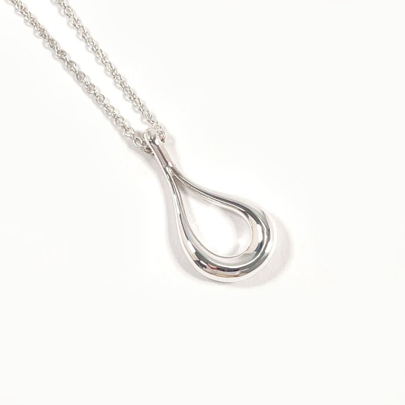 【日本直送 中古美品】ティファニー TIFFANY&Co. ネックレス オープン ティアドロップ エルサペレッティ シルバー925 - 項鍊 - 純銀 銀色