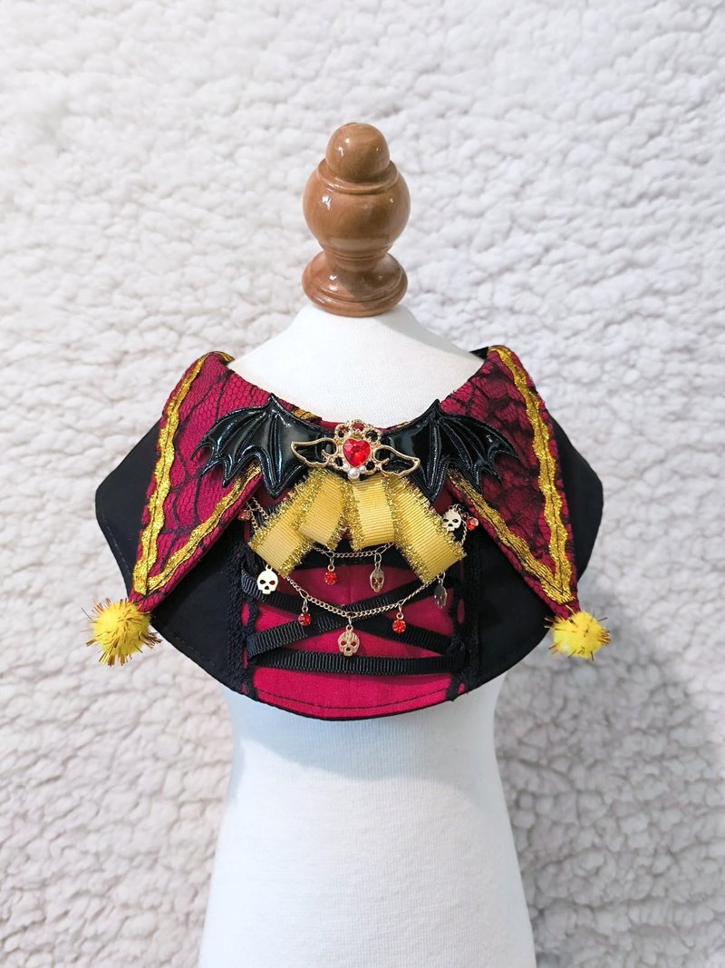 優先訂 萬聖節 Halloween costume 寵物頸飾 - 寵物衣服 - 棉．麻 橘色