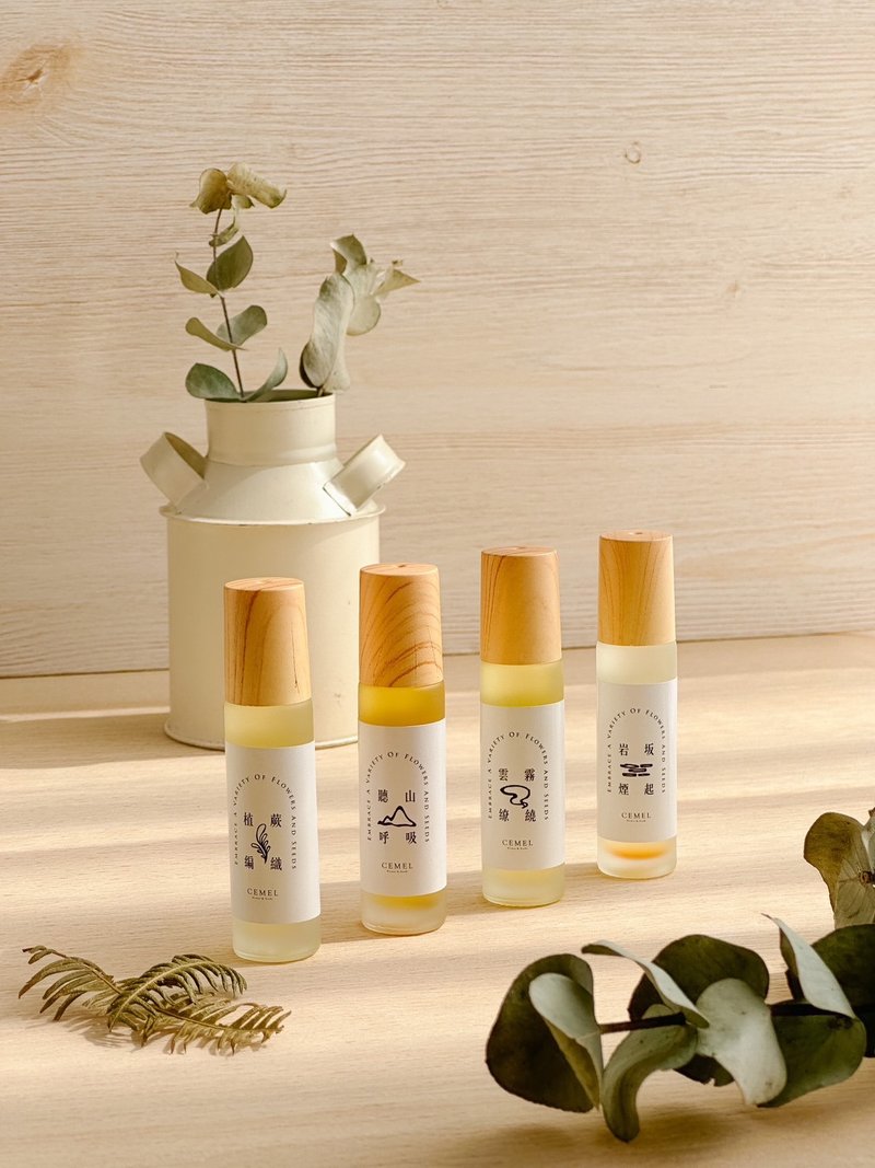 Wutai Memory Fragrance Compound Roller Ball Bottle - น้ำหอม - น้ำมันหอม สีใส