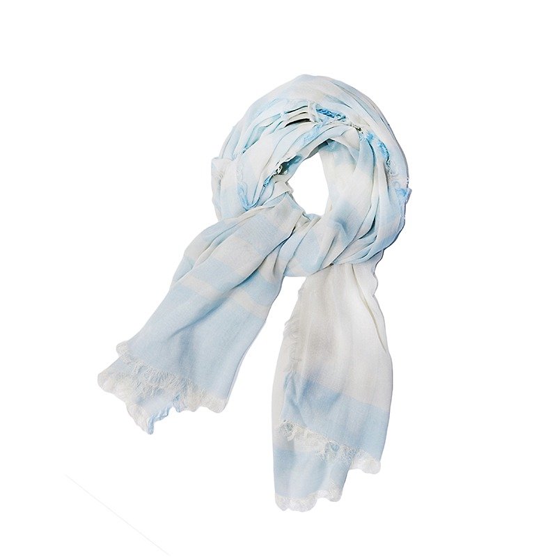 [Special Sale] [Spring and Summer Wear Accessories] Collagen Cool Skin Beautifying Scarf - Glazed Water - Scarves - Other Materials Multicolor