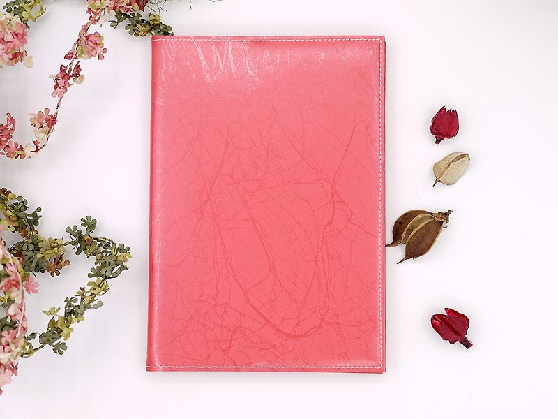 A5ブック明るいピンクの服 - ノート・手帳 - プラスチック レッド