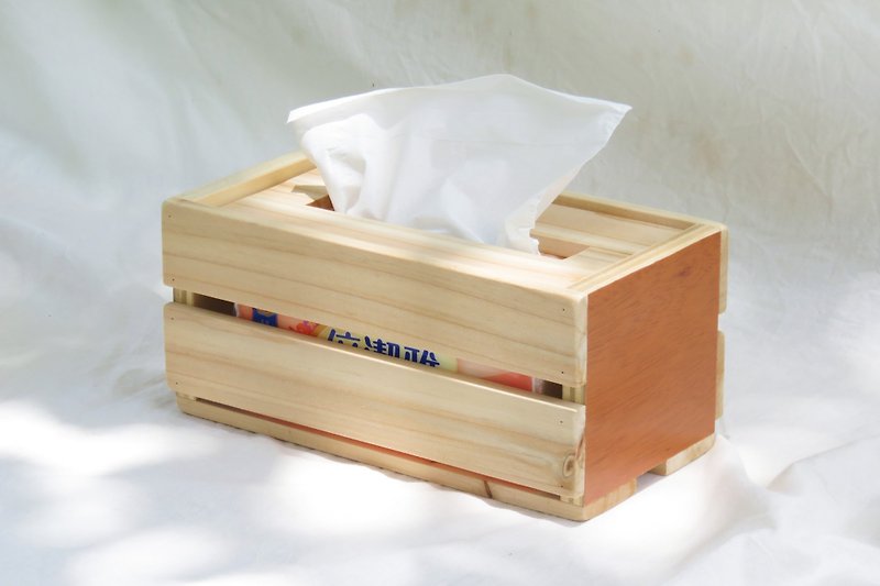 Limited edition value-for-money wooden [drop-down Tissue Box] Taiwan fragrance shirt L size diffuser - กล่องทิชชู่ - ไม้ 