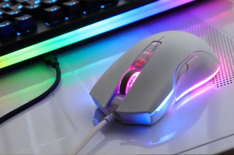 irocks M31E Optical Gaming Mouse - White - อุปกรณ์เสริมคอมพิวเตอร์ - วัสดุอื่นๆ 