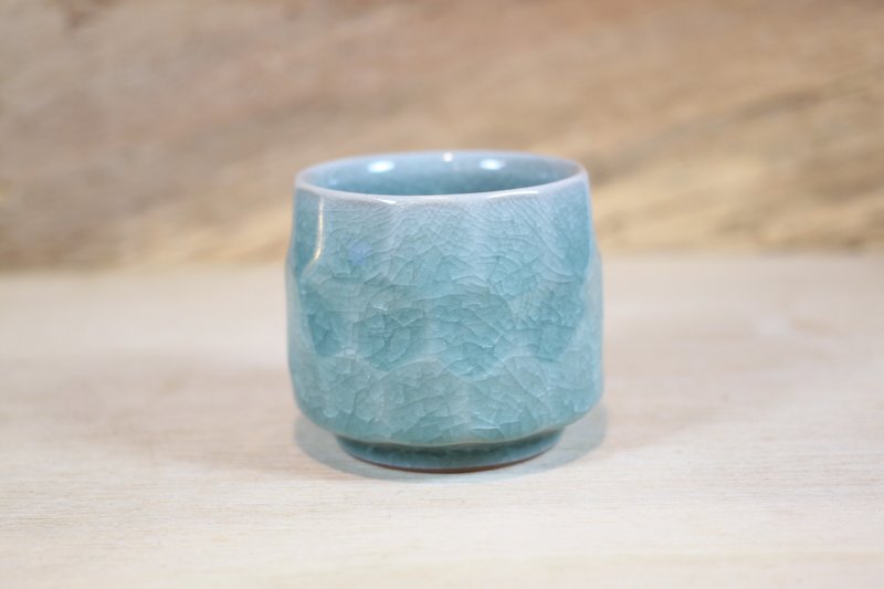 【快速出貨】哥窯冰裂 茶杯 咖啡杯 名家葉敏祥手工作品 中秋品茶 - 咖啡杯/馬克杯 - 陶 