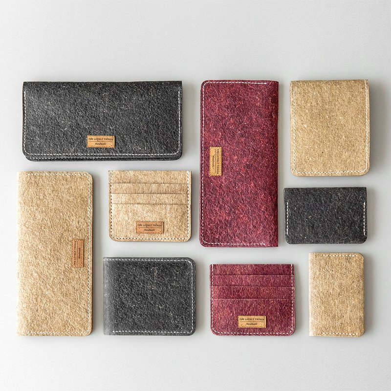 TAYLOR Malai Coconut Leather Card Holder - Natural (Eco-friendly/Vegan) - ที่เก็บนามบัตร - วัสดุอีโค 