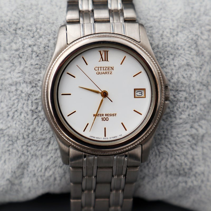 CITIZEN 高級中性素雅石英古董錶 - 男裝錶/中性錶 - 其他金屬 