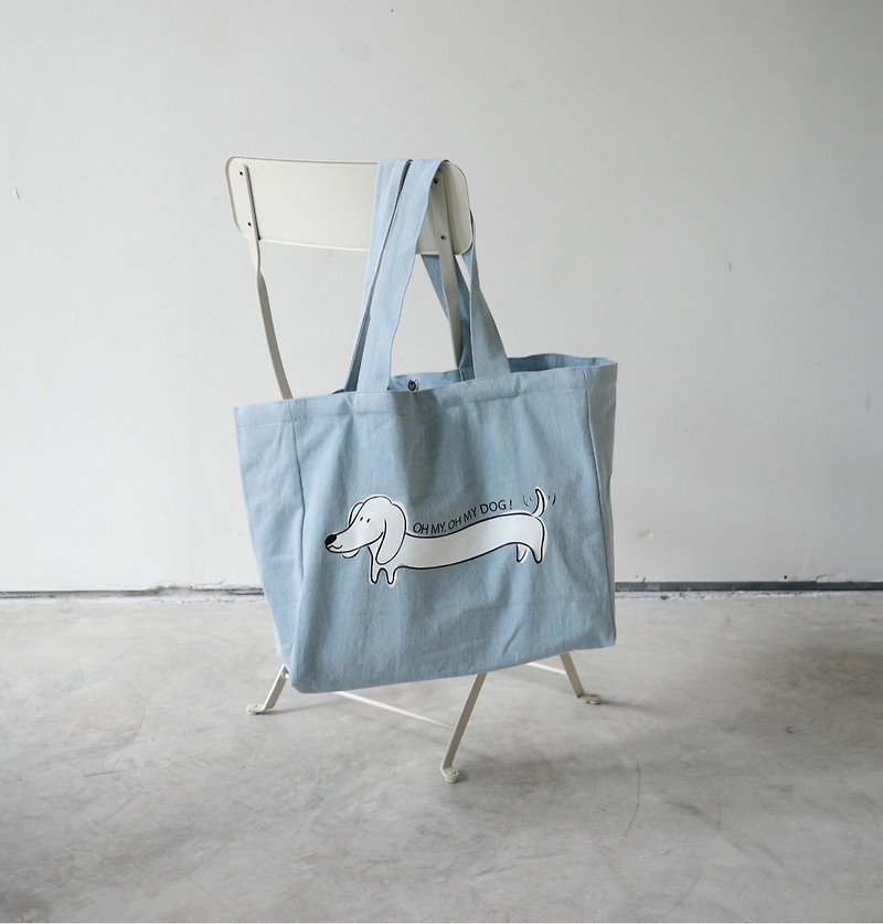 Tote Bag, OLD JEANS Collection / OJ-01 - Other - Other Materials Blue