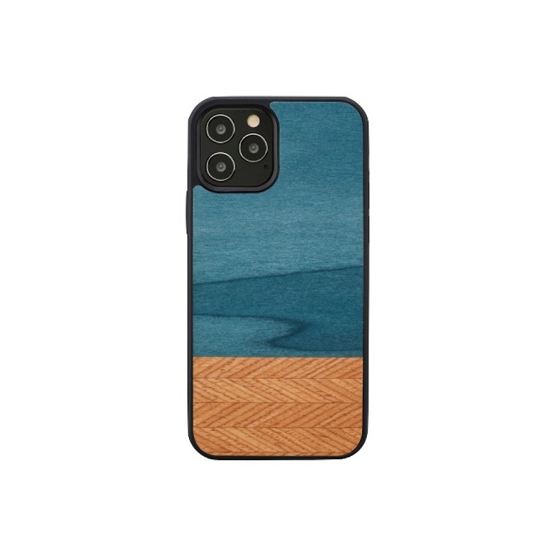 Man&wood iPhone 12 mini case - Denim - เคส/ซองมือถือ - ไม้ หลากหลายสี