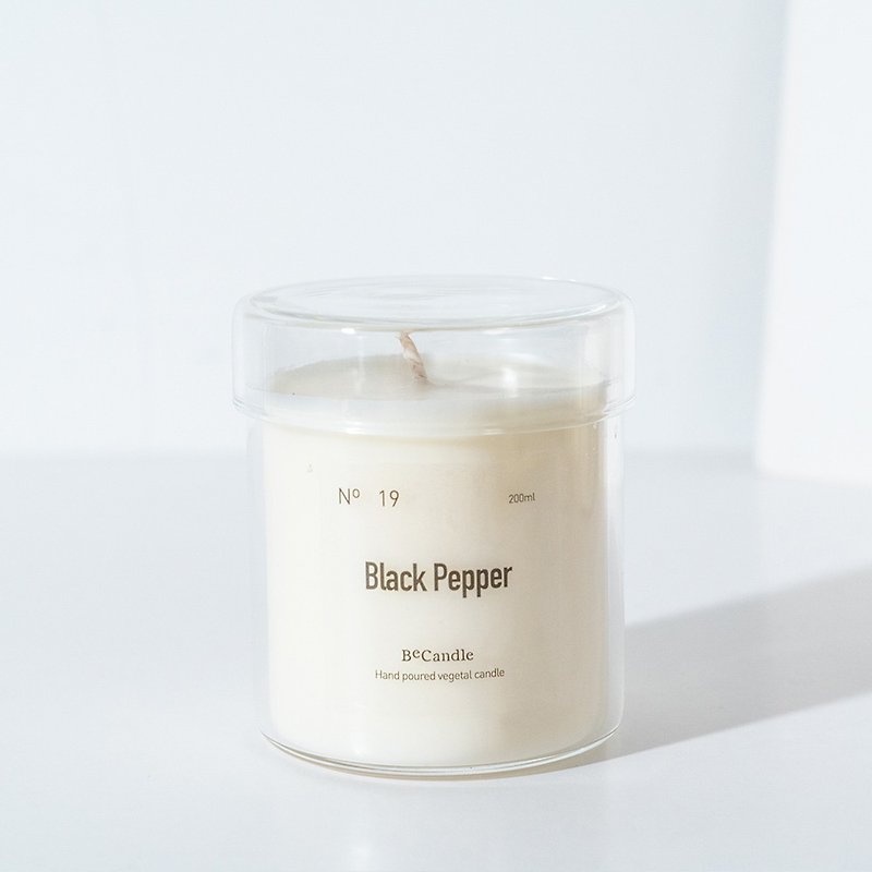 大豆蠟燭 - 19 黑胡椒 (Black Pepper) - 香氛蠟燭/燭台 - 蠟 
