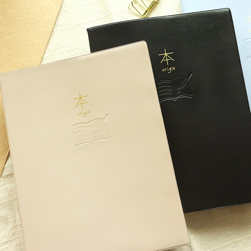 本系列 / 膠皮13K橫罫定頁筆記 (4色)  SPN-13K-39 - 筆記本/手帳 - 紙 