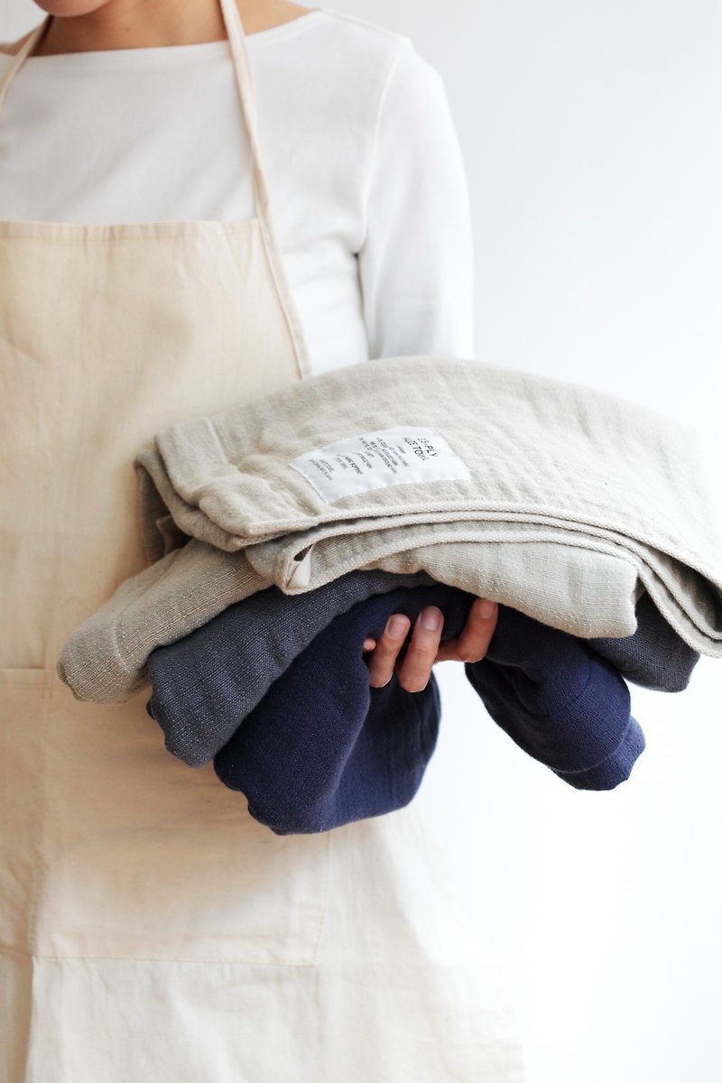2.5-PLY GAUZE BATH TOWEL / size-M     by SHINTO TOWEL - Towels - Cotton & Hemp Multicolor