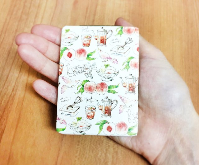 Applepie mirror【コンパクトミラー りんご アップルパイ 鳥 紅茶