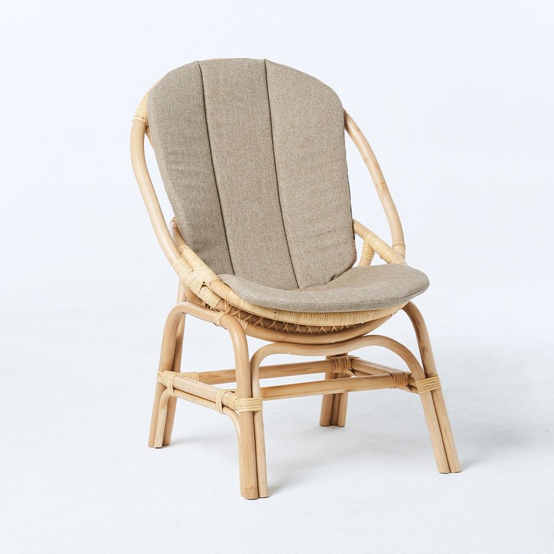 [WoTengouRattan] Rattan single chair - เฟอร์นิเจอร์อื่น ๆ - วัสดุอื่นๆ สีกากี