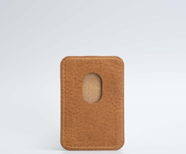 Customizable iPhone leather wallet with MagSafe – Geometric Goods