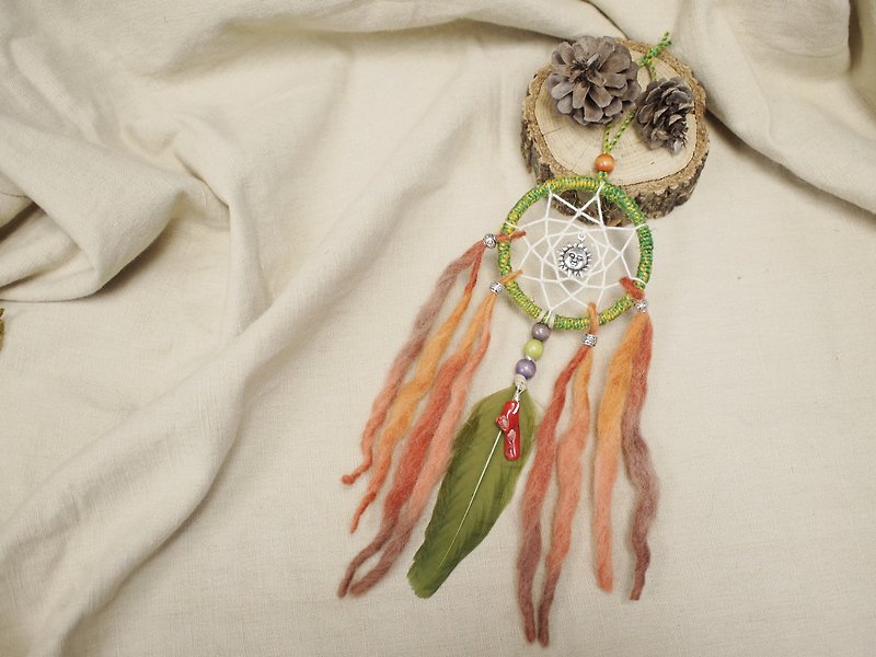 handmade Dreamcatcher ~ Valentine's Day gift birthday present Christmas gifts Indian. - Items for Display - Other Materials Green