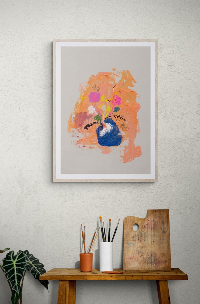 節慶_陽台裡的光_ Balcony Light 數位微噴藝術海報 - 海報/掛畫/掛布 - 紙 多色