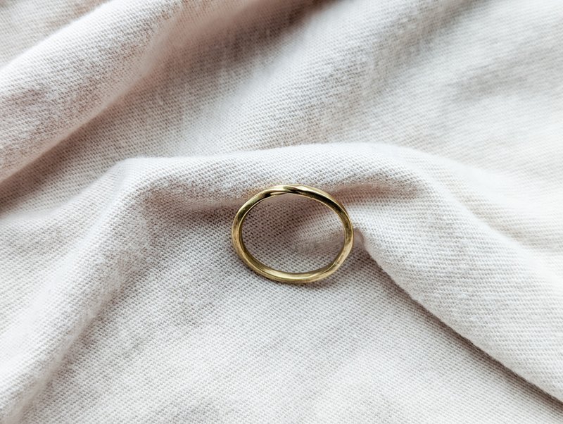 Twist • Bronze Thin Ring - General Rings - Copper & Brass Gold