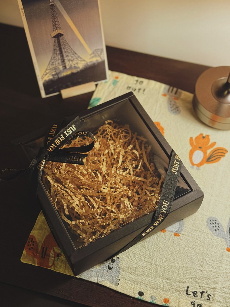 黑色質感緞帶包裝盒-包裝盒/禮盒/緞帶包裝/加購禮盒 - 禮物盒/包裝盒 - 紙 黑色