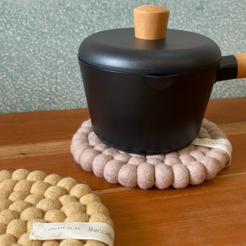 Round Good Days — Colors for Your Home • Wool Felt Round Mat - Place Mats & Dining Décor - Wool 