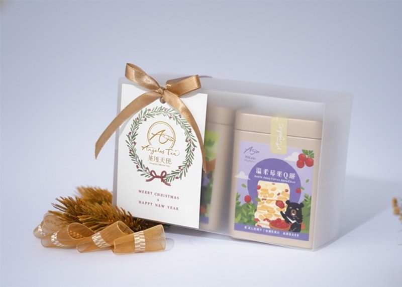 聖誕金點心盒 聖誕節禮物 軟糖 Q餅點心組 交換禮物 茶主題點心 - 茶葉/茶包/水果茶 - 其他材質 