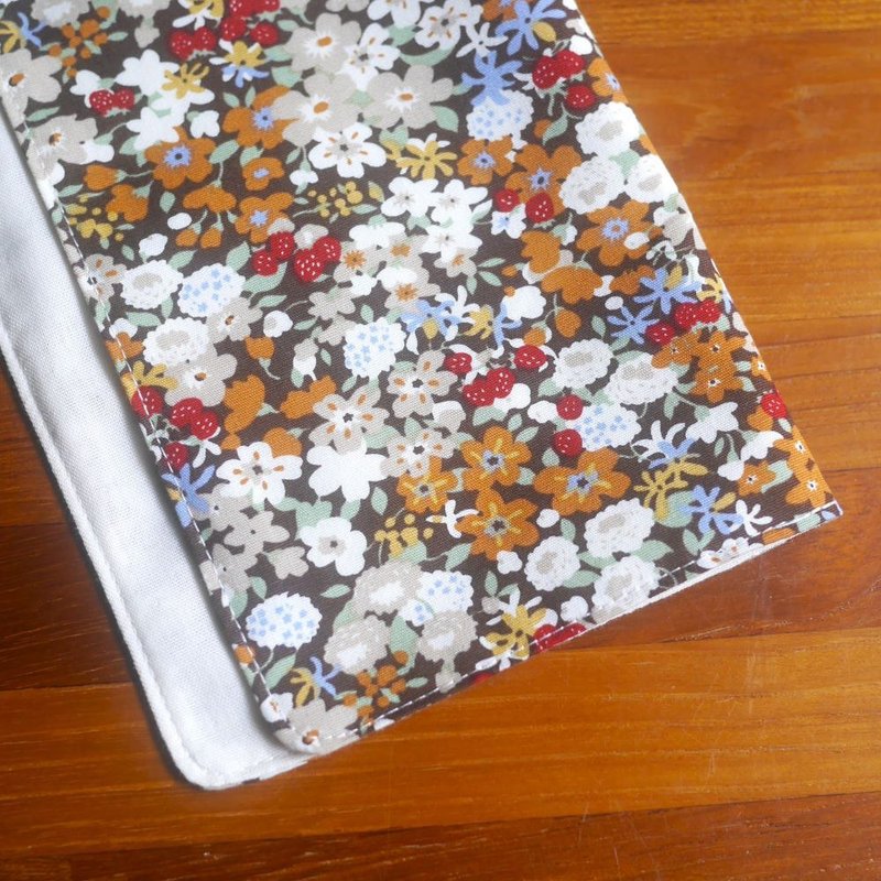 台灣純棉手帕 = 繁花似錦 = 咖啡 - 手帕 - 棉．麻 