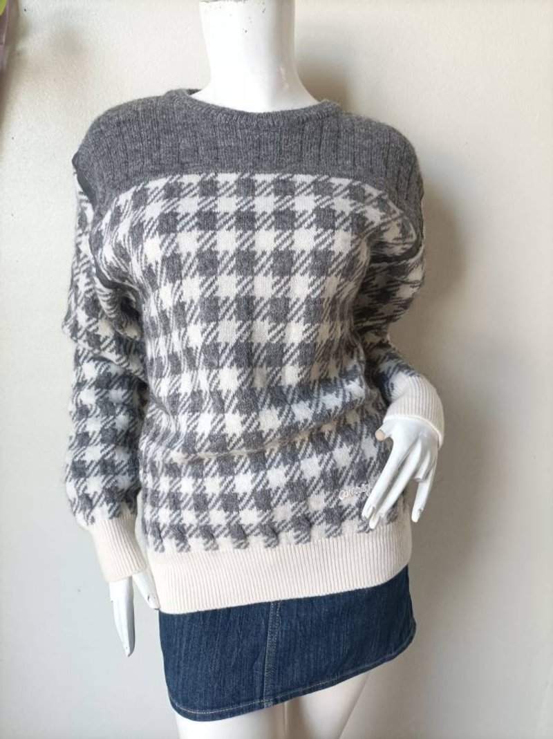 Vintage Courreges Sweater -Women's - Rare - 1960's Size L - 女大衣/外套 - 羊毛 