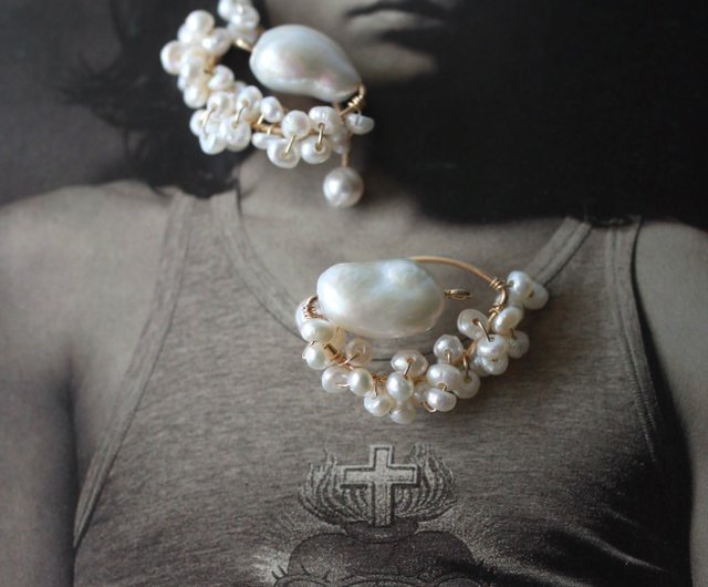 Memorias Pearls & Coins Earrings