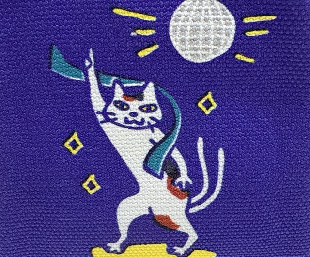 はこせこ がま口ポーチ 妖怪猫 浮世絵 着物 710 はこせこ がま口ポーチ 妖怪猫 浮世絵 着物 710